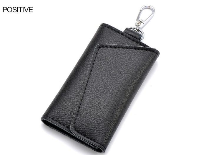 Leather Keychain Car Key Case Bag for Keys Organizer Money Card Holder Pouch