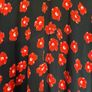 Brand new  new look black midi dress with red flower print Image 4