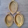 Vintage Brass Fish Shaped Serving Platters Image 5