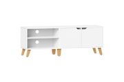 TV cabinet with 2 doors 40 x 140 x 50 cm white
