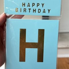 Birthday banner