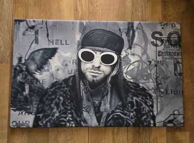 Kurt Cobain Canvas Print 81x51cm