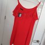 PRIMARK red frill slip dress Sz 14 - Bnwt Rrp 16 Image 6