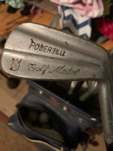 Golf bag and clubs