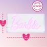 Barbie Neon LED night light EUC Image 4