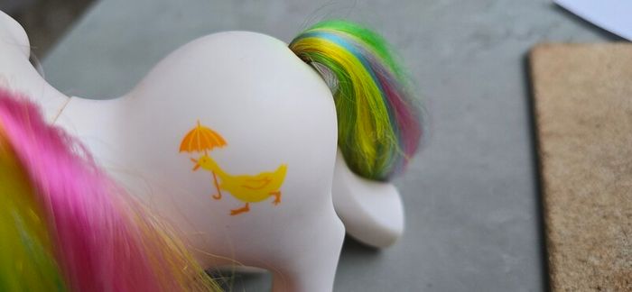 Quackers HTF Duck Twinkle Eye Ponies TE MLP G1 My Little Pony
