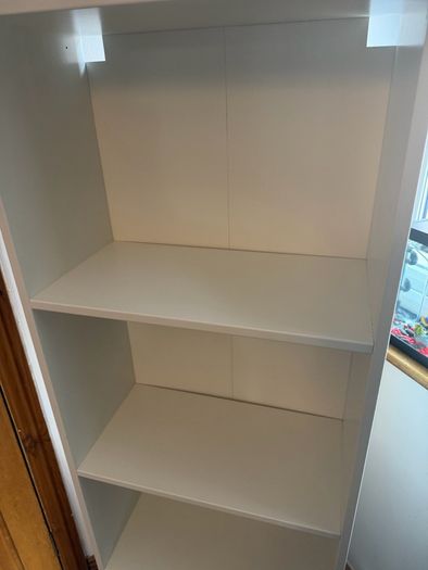 White shelves unit