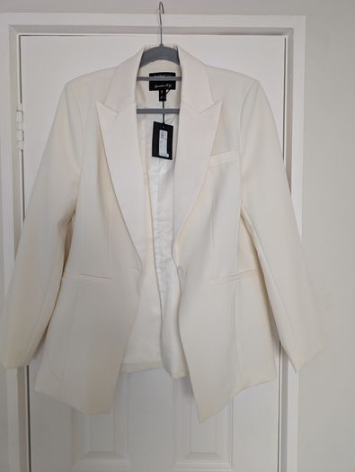 River Island Blazer Cream - womens