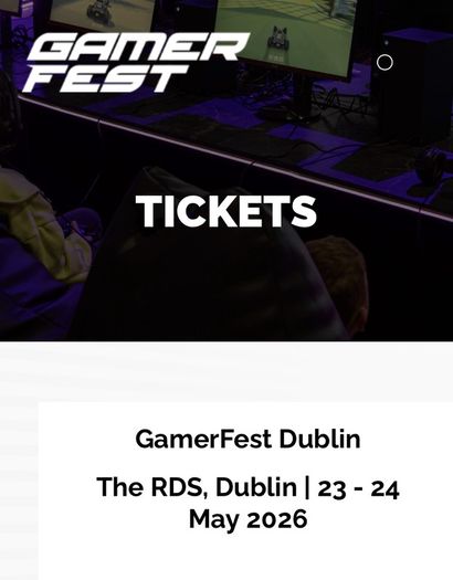 GamerFest Dublin Ticket
