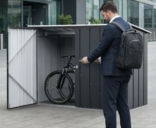 6x3   Bike Store to Hold 2 Adult Mountain Bikes