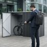 63 Steel Bicycle Garden Shed  Secure Storage Image 2