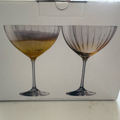 Galway Crystal - Champagne Glass x2