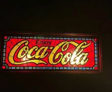 Coca Cola Liberty Lighted Sign Rare