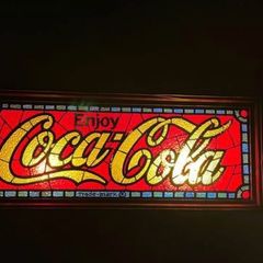 Coca Cola Liberty Lighted Sign Rare