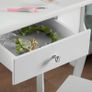 Girls Dressing Table (Age 8-13yrs) with Mirror and Stool, Gift for Girls, Kids Dressing Vanity Table Set with Crystal Knobs and Chair, Children's Dressing Tables Image 2