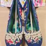 Womens Irregular Choice Blue Floral Pearly Girly High Heels Court Shoes Bridal Wedding  Size Uk 5 Eu 38 Boxed Image 3