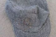 "Atmosphere" brown herringbone hat