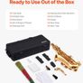 Alto Saxophone E-Flat Beginner Brass Saxophone Kit with Case (23 Keys) Image 4