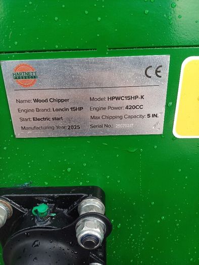 15HP Petrol Wood Chipper