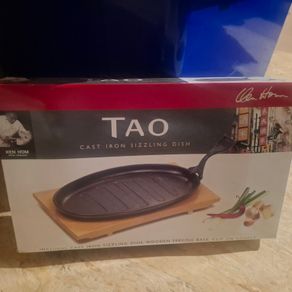 Cast iron sizzle plates