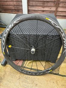 Mavic cosmic pro carbon exalith. Rear wheel, rim brakes