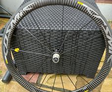 Mavic cosmic pro carbon exalith. Rear wheel, rim brakes
