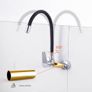 Ibergrif Wall Mounted Kitchen Tap Single Lever Mixer Tap 360 Rotation Sink tap with Adjustable Mounting Hole Image 3