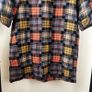 YMC Oversize Balloon Dress Sz 8UK 4US S Plaid Patchwork Soft Puff Sleeves Casual Image 4