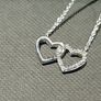 New in Box silver pendant with real diamonds Image 4
