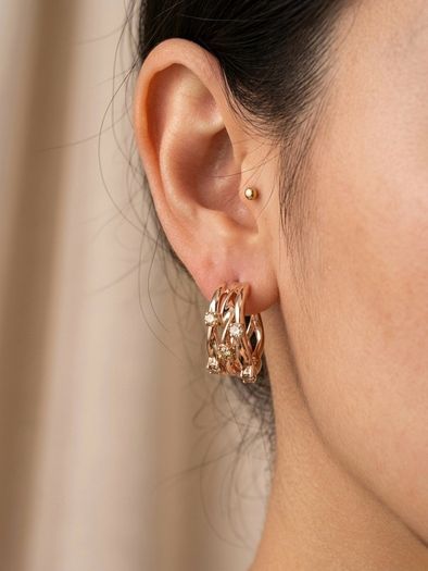Diamonds Champagne Diamond Earrings