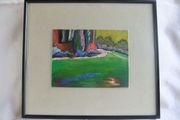 N Howard Flanders UK Artist Oil Painting 'House Opposite'
