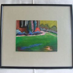 N Howard Flanders UK Artist Oil Painting 'House Opposite'