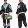 80s 90s tracksuit for men or women with accessories Image 2