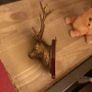 Vintage brass stag/deer head Image 2