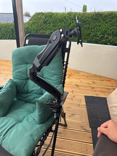Invision MX150 Monitor Arm Gas Spring Mount up to 27