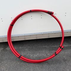50mm Red ESB Electrical Ducting Cut Lengths