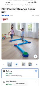 Play Factory Balance Beam Set