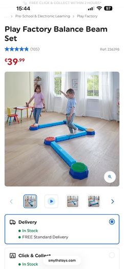 Play Factory Balance Beam Set