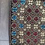 Authentic Vintage 1970s/1980s Beaded Corduroy Handbag / Bag Image 4