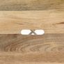 Bar Stools 2 pcs White Solid Mango Wood Image 7