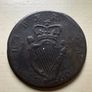 George II 1760 Hibernian Half Penny Image 2
