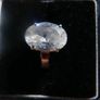 Vintage Sterling Silver 925 White Topaz Ring, Size P - 4,66g Image 4
