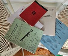 Vintage Swiss Army Technical Manuals Instruction Sheets Documents Collectable Militaria