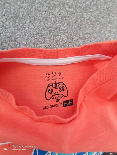 boy's TRex t-shirt. Age 6/7