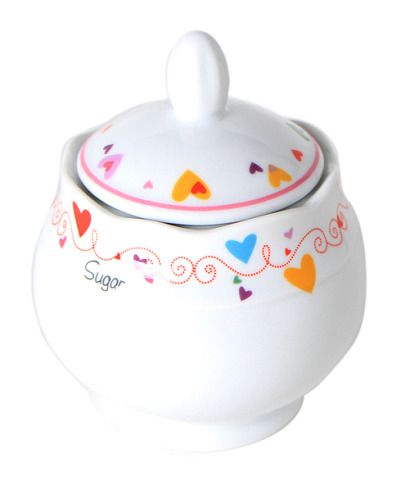 Porcelain Tea Set With Hearts