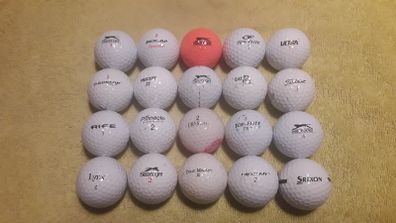 20 mixed Golf balls
