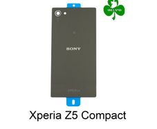 For Sony Xperia Z5 Compact Mini Back Battery Cover Glass Housing Replacement Grey/Silver