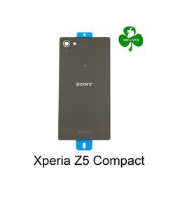 For Sony Xperia Z5 Compact Mini Back Battery Cover Glass Housing Replacement Grey/Silver