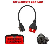 Obd2 16pin connec Cable for Renault Can Clip Diagnostic Interface Car Repair Tool Automobiles Parts Accessories