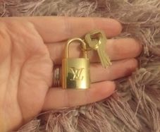 LV bag lock & keys